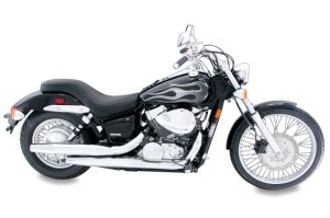 Honda VT750C2 Spirit One-Piece Motorcycle Seat - Mustang Motorcycle - 1PC - Black - `07-`15